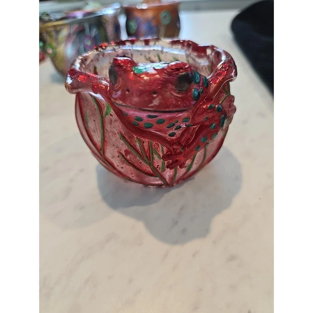Handmade Resin Flower‎ Pot Decoration Gift. 683